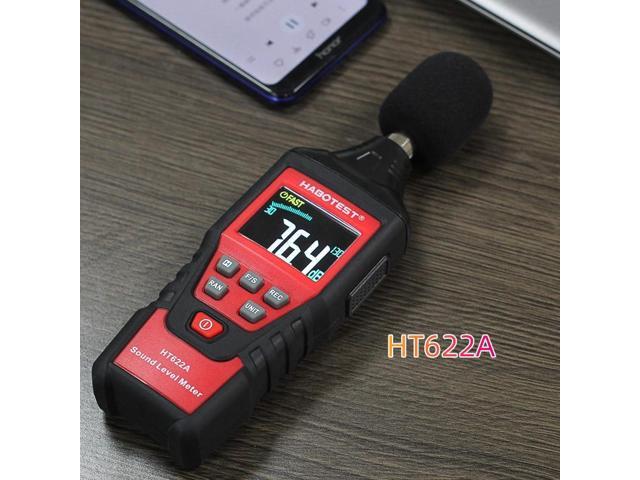 HT622A Sound Level Meter Decibel Meter Noise Sensor Indicator Mini Digital Sound Monitor Db Logger
