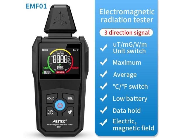 Photos - Other Power Tools Electromagnetic Radiation Tester Large Screen EMF Meter Electric Field / M