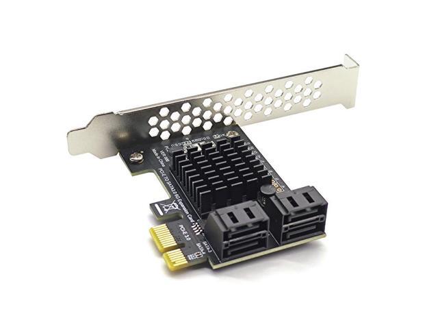 PCI-E PCI Express To SATA 3.0 Extension Card with Bracket 2-Port SATA III 6Gbps Expansion Adapter Pci E Sata3 Pcie Sata 3 Card