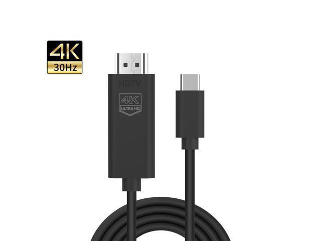 USB Cable HDMI-compatible Adapter 4K Video Digital Converter Cord USB3.1 To Adapter Cable for PC Mobile Phone Monitor Projector (1to1) (1.8m)