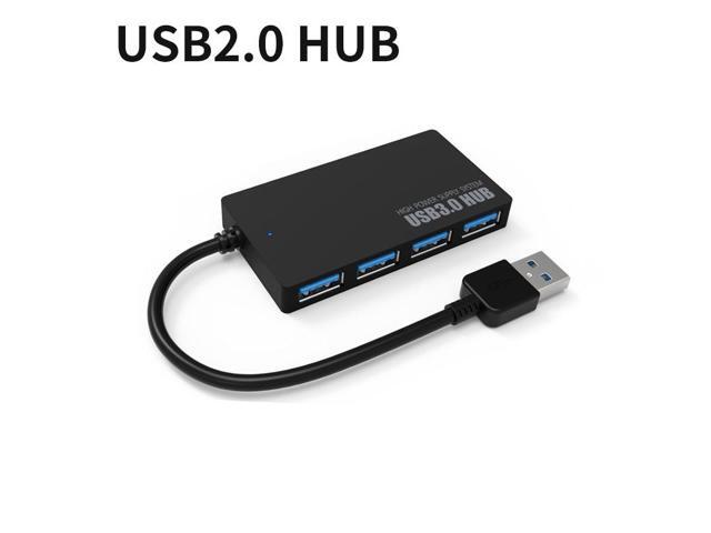 USB Hub USB 2.0 PORT Type C HUB High Speed Data Cable Convertor Adapter Support Multi Systems Plug and Play USB Adapter(USB 2.0)