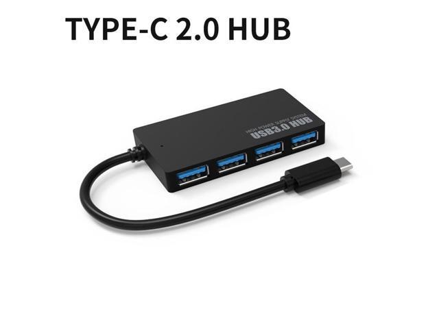 USB Hub USB 2.0 PORT Type C HUB High Speed Data Cable Convertor Adapter Support Multi Systems Plug and Play USB Adapter(Typec 2.0)