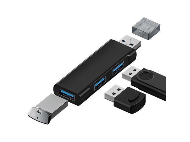 USB Hub USB 3.0 PORT Type C HUB High Speed Data Cable Convertor Adapter Support Multi Systems Plug and Play USB Adapter(plastic 3.0 HUB)