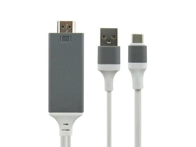 USB C To HDMI-compatible Cable USB 3.1 To HDMI-compatible 4K Adapter Cables for