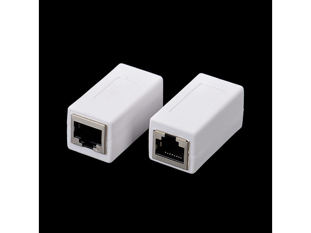 1Pc Color Connector RJ45 Female To Female Network Ethernet LAN Connector Adapter