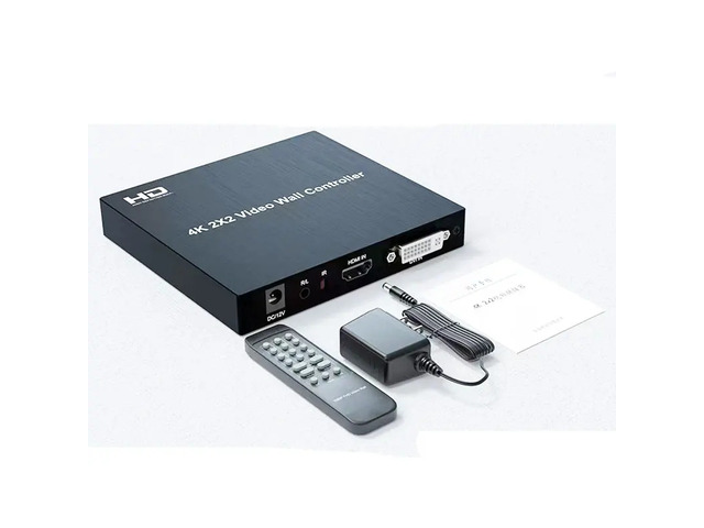 1080p60 input,4K 2x2 Video wall Controller for HDMI 1080P 60Hz 1X2 1X4 1X3 2X1 3x1 4X1 multi video screen processor switcher splice