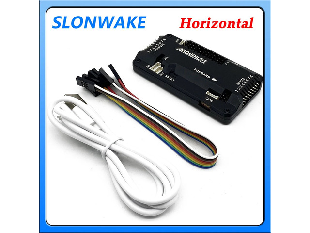 No compass Straight,New APM2.8 APM 2.8 Multicopter Flight Controller 2.5 2.6 Upgraded no Compass version Straight pin with Case for RC Quadcopter