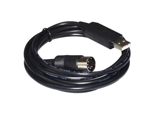 FTDI FT232RL USB TO DIN 5PIN MALE ADAPTER RS232 SERIAL COMMUNICATION CABLE FOR SHINKO ELECTRONIC SCALE BALANCE 3M Length