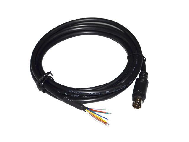 BREAKOUT CABLE YAESU CT-62 CAT CABLE MD8 8 PIN MINI DIN MALE SERIAL ADAPTER FOR YAESU BAND DATA CAT LINEAR TUNER FT-897 FT-817 1M Length