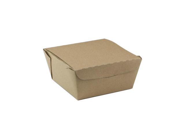 UPC 016194145274 product image for Pactiv 37 oz OneBox Take Out Container with Perforated Lid, 4.5' x 4.5' x 2.5' 3 | upcitemdb.com