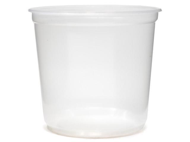 Fabri-Kal Pro-Kal Polypropylene Round Food Container Clear, 24 oz. 500/Case