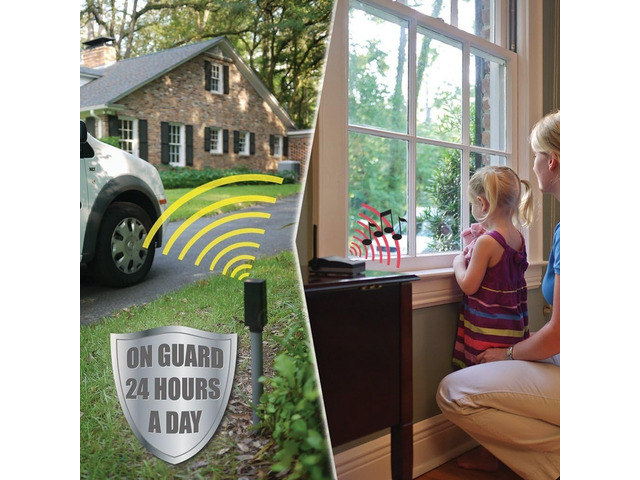 Mighty Mule FM231 Wireless Driveway Alarm Electromagnetic Vehicle Detection, Indoor Receiver, 400 ft Range, Expandable, Battery Powered, Easy...