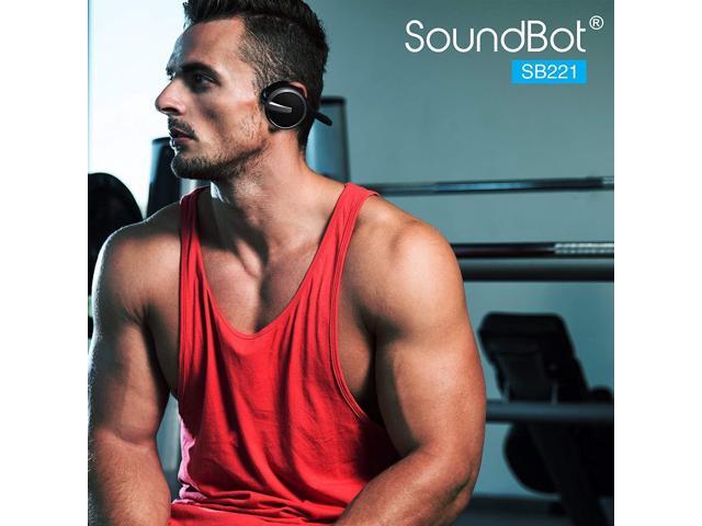 Soundbot SB221 HD Wireless Bluetooth 4.0 Sports-Active Headphones for 20Hrs Music Streaming & 25Hrs HandsFree Calling with Sweat Resistant...