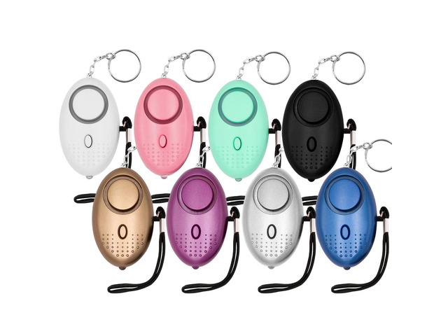 Safe Sound Personal Alarm, 8 Pack 140DB Personal Security Alarm Keychain with LED Lights, Emergency Safety Alarm for Women, Men, Children, Elderly