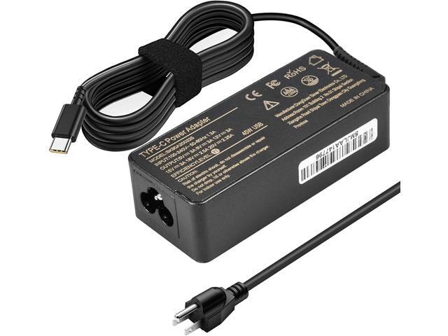 45W USB C Adapter Laptop Charger Fit for Lenovo Chromebook 100e 300e 500e C330 S330 C340 S340 ThinkPad T480 T480s T580 T580s E480 E580 Yoga C630.