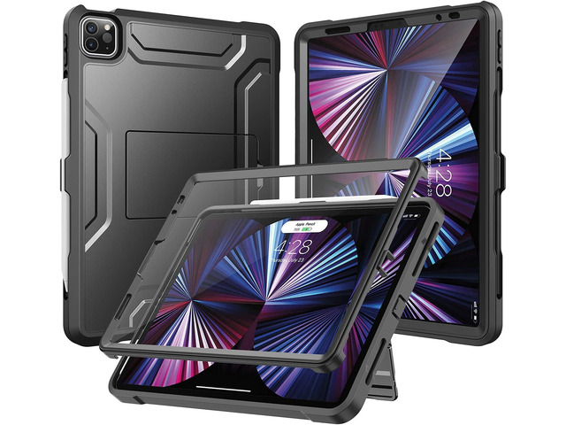 Soke Case for iPad Pro 11 Inch 2022/2021/2020/2018/iPad Air 5th/4th Generation,Built-in Screen Protector - Support 2nd Apple Pencil Charging -...