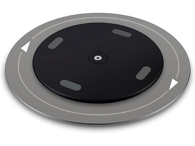 360° Rotation Monitor Stand, Grey Aluminum Alloy, Wide Compatibility for iMac, Laptop, Potted Plants, Arts & Crafts and More