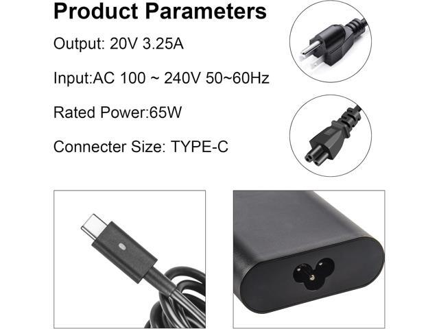 65W 45W Laptop Charger USB C for Dell USB C Charger, Dell XPS 12, XPS 13, Latitude 3540 5420 5430 5440 5450 5520 5530 5540 5550 7400 7410 7420 7430...