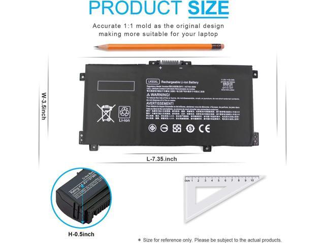 LK03XL l09281-855 Battery for HP Envy X360 15-bp 15-bq 17-ae 17m-ae 17m-ae0xx 15m-bp112dx 15m-bp111dx 15m-bp011dx 15m-bp012dx 15m-bp1xx 15m-bq1xx...