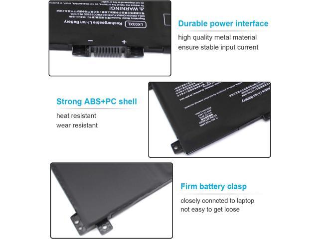 LK03XL l09281-855 Battery for HP Envy X360 15-bp 15-bq 17-ae 17m-ae 17m-ae0xx 15m-bp112dx 15m-bp111dx 15m-bp011dx 15m-bp012dx 15m-bp1xx 15m-bq1xx...