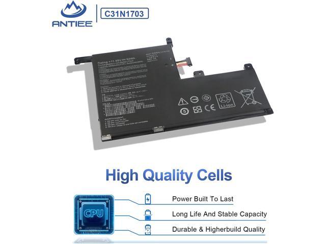 ANTIEE 52Wh C31N1703 Laptop Battery Replacement for Asus Zenbook Flip UX561U UX561UA UX561UN Q525UA Q525U Q505UA Q525UA-BI7T9 Q505UA-BI5T7...