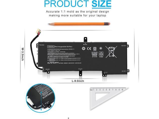 52Wh VS03XL 849313-856 Battery Replacement for HP Envy 15t-as100 15t-as000 15-as000 15-as100 15-as133cl 15-as043cl 15-as020nr 15-as031nr 15-as027cl...