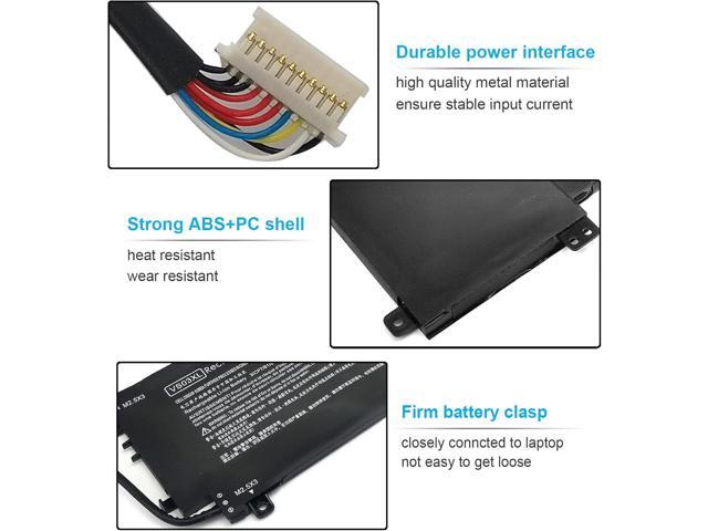 52Wh VS03XL 849313-856 Battery Replacement for HP Envy 15t-as100 15t-as000 15-as000 15-as100 15-as133cl 15-as043cl 15-as020nr 15-as031nr 15-as027cl...