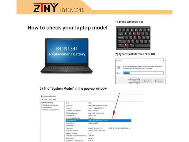 ZTHY B41N1341 Laptop Battery Replacement for ASUS Q502 Q502L Q502LA Q502LA-BBI5T12 Q502LA-BBI5T14 Q502LA-BBI5T15 Q502LA-BSI5T14 Series Notebook...