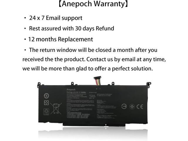 B41N1526 Laptop Battery Replacement for Asus FX502VM FX60VM FX502VM-AS73 FX502VM-FY361T ROG Strix GL502VT GL502VT-DS74 GL502VM-FY039T S5 S5V S5VM...