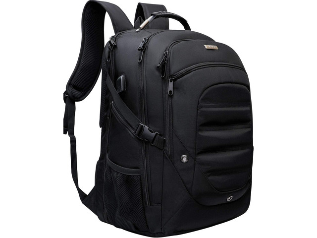 Travel Laptop Backpack 19 Inch Computer Backpack with USB Charging Port Business College Daypack Stylish Bag