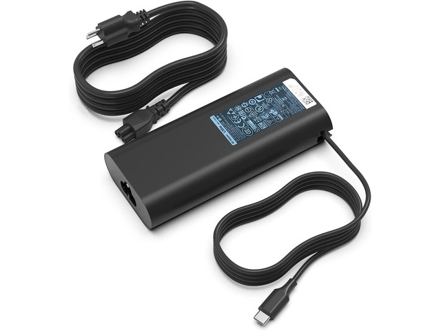 Bslemon 130W USB Type-C AC Power Adapter Dell Laptop Charger Replacement for Dell Precision 5530 2in1,XPS 15 2in1 9575,DA130PM170 HA130PM170 0K00F5...
