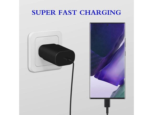 Type C Charger, 2-Pack 25W Type C Super Fast Charging with 6ft Android Type C Phone Charger Cable Compatible with Galaxy S23...