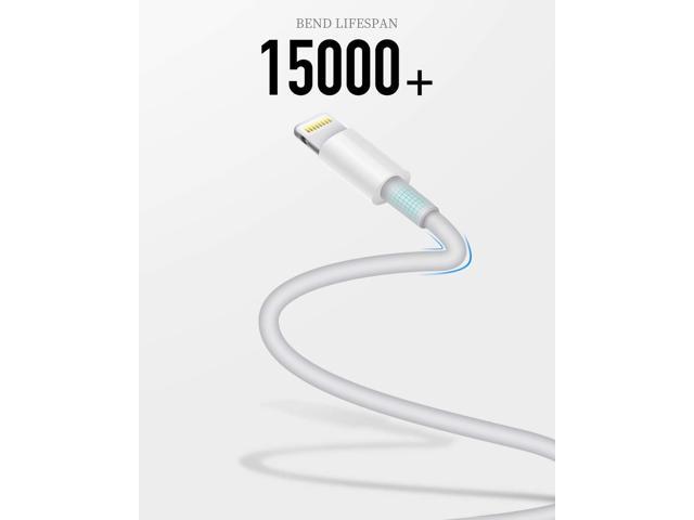 for iPhone Charger Cord,2 Pack Original USB to Lightning Cable Apple MFI Certified 6 Ft, Fast iPhone Charging Cord for iPhone 11/11Pro/11Max/...