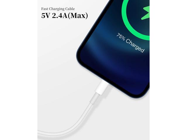 for iPhone Charger Cord,2 Pack Original USB to Lightning Cable Apple MFI Certified 6 Ft, Fast iPhone Charging Cord for iPhone 11/11Pro/11Max/...