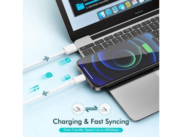 Fast iPhone Charger, Quick 10Foot USBC Wall Charger Phone Charger 2Pack 20W PD USB C Fast Charger Block + 10FT Lightning Fast Charging Cable for...