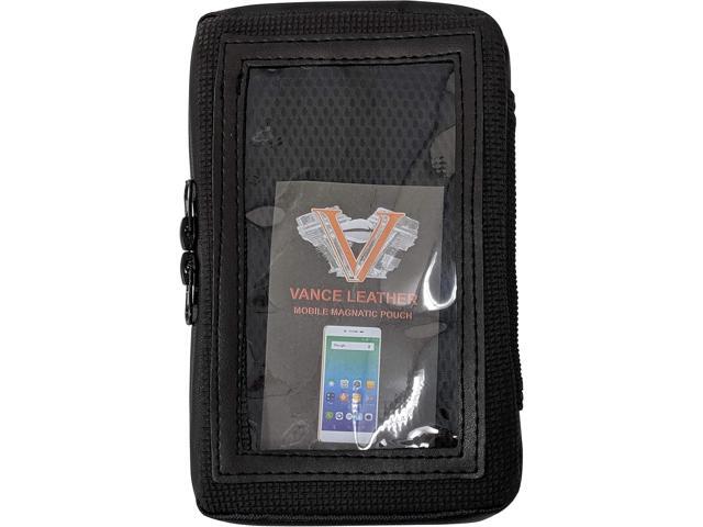 Motorcycle Magnetic Cell Phone & GPS Holder Tank Bag Compatible i Phone, Blk Waterproof
