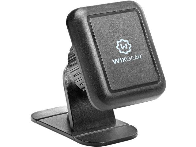 WixGear Magnetic Phone Mount, Universal Stick On Dashboard Magnetic Car Mount Holder, for Cell Phones with Fast Swift-snap Technology