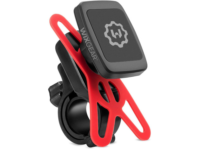 WixGear Magnetic Bike Mount, Universal Magnetic Bicycle & Motorcycle Handlebar Phone Holder for Cell Phones and GPS with Fast Swift-Snap...