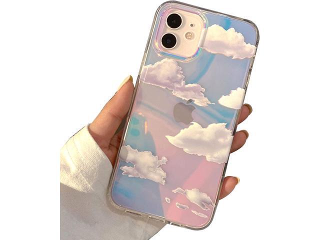 I-MGAE-IN-AR iPhone 11 Case Clear Designs Case,Holographic Aesthetics Cover with Fashionable for Women Girls,Shockproof Bumper Protective Cover for...