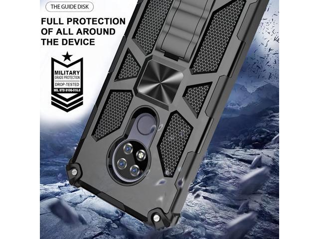 Ailiber for Cricket Ovation Case, AT & T Radiant Max Phone Case with Screen Protector, for Magnetic Car Mount, Kickstand Holder, Rugged Shockproof...
