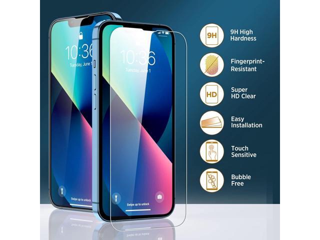 Invoibler 3 Pack Screen Protector Compatible with iPhone 13/13 Pro/14, iPhone 13/13 Pro/14 Screen Protector Tempered Glass, 6.1 Inch [HD Clear]...