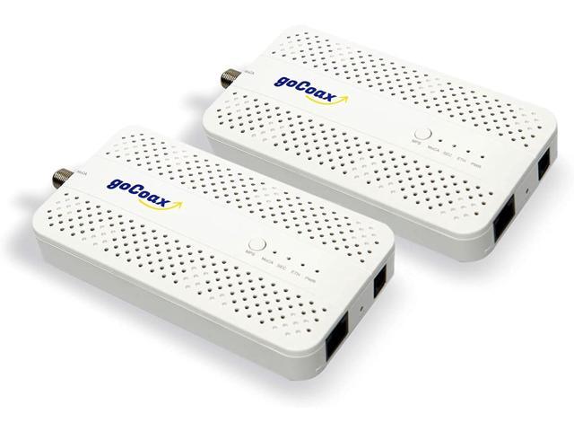 goCoax MoCA 2.5 Adapter with 2.5GbE Ethernet Port. MoCA 2.5. 1x 2.5GbE Port. Provide 2.5Gbps Bandwidth with existing coaxial Cables. White(2-Pack,...