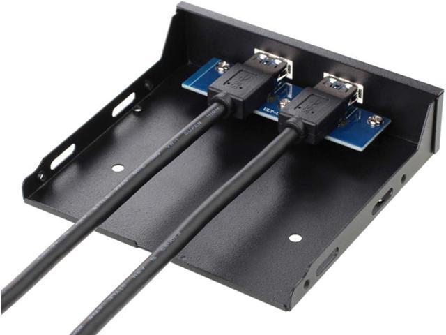 2 Ports USB 3.0 Front Panel Floppy Disk Bay 20 Pin Hub Bracket