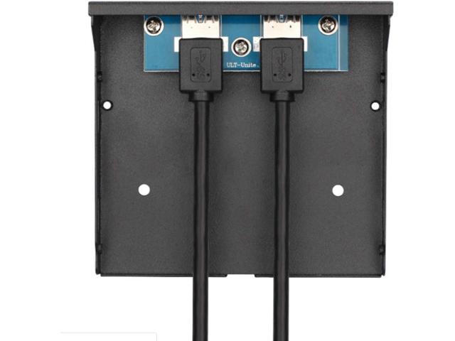 2 Ports USB 3.0 Front Panel Floppy Disk Bay 20 Pin Hub Bracket