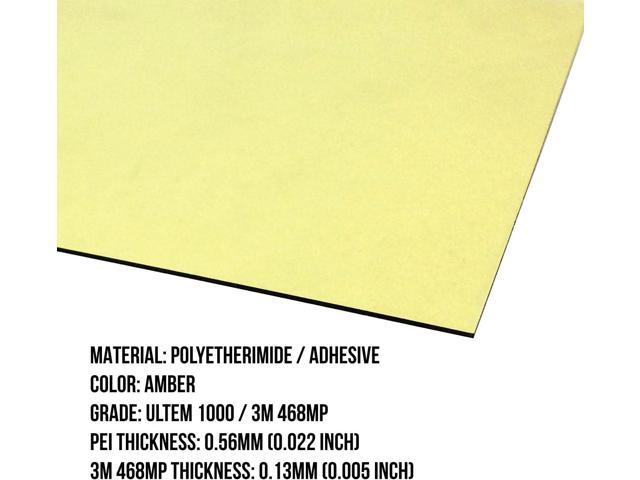 Gizmo Dorks PEI Sheet 3D Printer Build Surface 310mm x 320mm Compatible for CR-10S Pro or Pro V2, Made in The USA