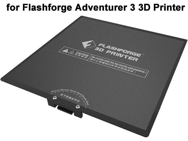 3D Printer Parts Flexible Build Plate Kit for Flashforge Adventurer 3 Series Upgraded Print Platform 3D Printer Accessories