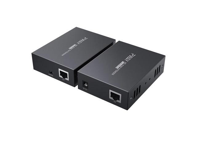 HDMI KVM USB Extender Transmit 1080p HD Video Over Cat5e/6 Ethernet Cable 50m (164ft) for Mouse and Remote Sign