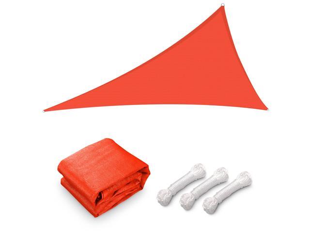 Yescom 28 Ft 97% UV Block Triangle Sun Shade Sail Canopy Outdoor Patio Pool Cover Net