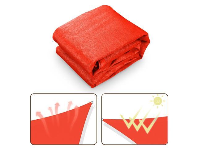 Yescom 28 Ft 97% UV Block Triangle Sun Shade Sail Canopy Outdoor Patio Pool Cover Net
