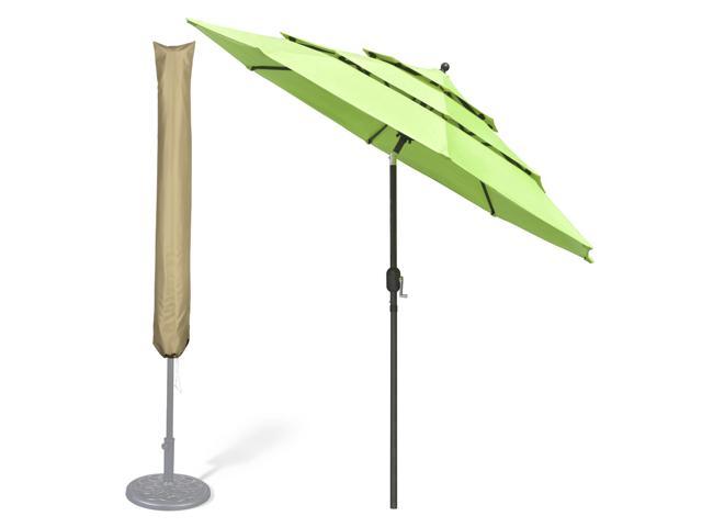 Photos - Other household accessories YescomUSA Yescom 9 Ft 3 Tier Patio Umbrella with Protective Cover Crank Push to Tilt 